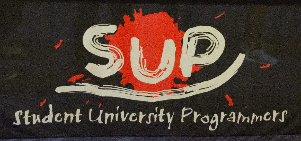 A Student University Programmers (SUP) banner