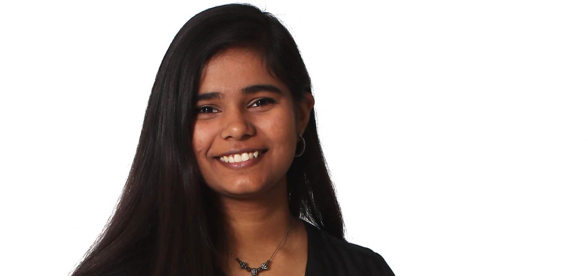 A headshot of Aarushi with a white background.