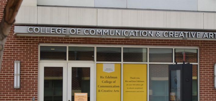 College of communication and creative arts building.